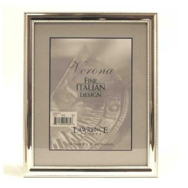 Blueprints 4x5 Metal Picture Frame Silver-Plate with Delicate Beading BL92306